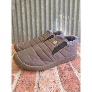 F Men's Ember Quilted Shoes Mocs Faux Fur Size 43